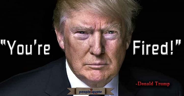 Donald Trump You're Fired
