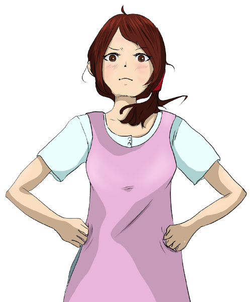 怒る主婦
