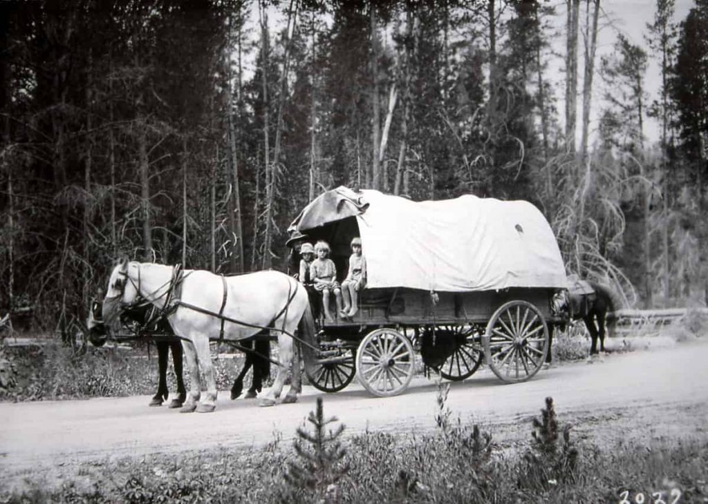 Covered Wagon From East to West