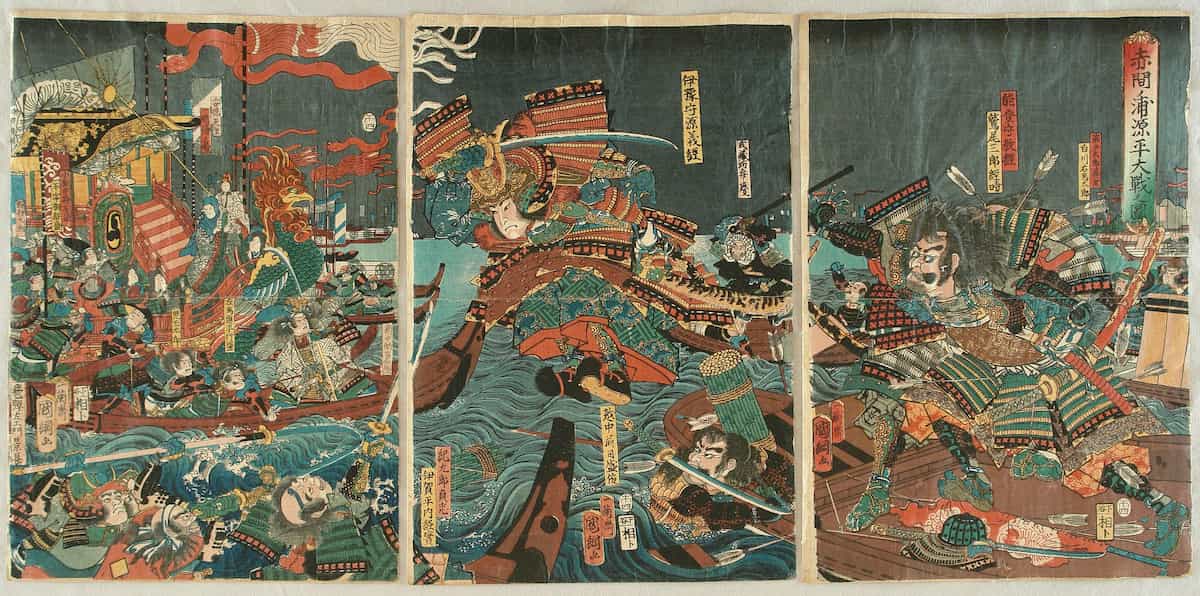Naval Battle at Dan-no-ura - Land Of The Rising Son
