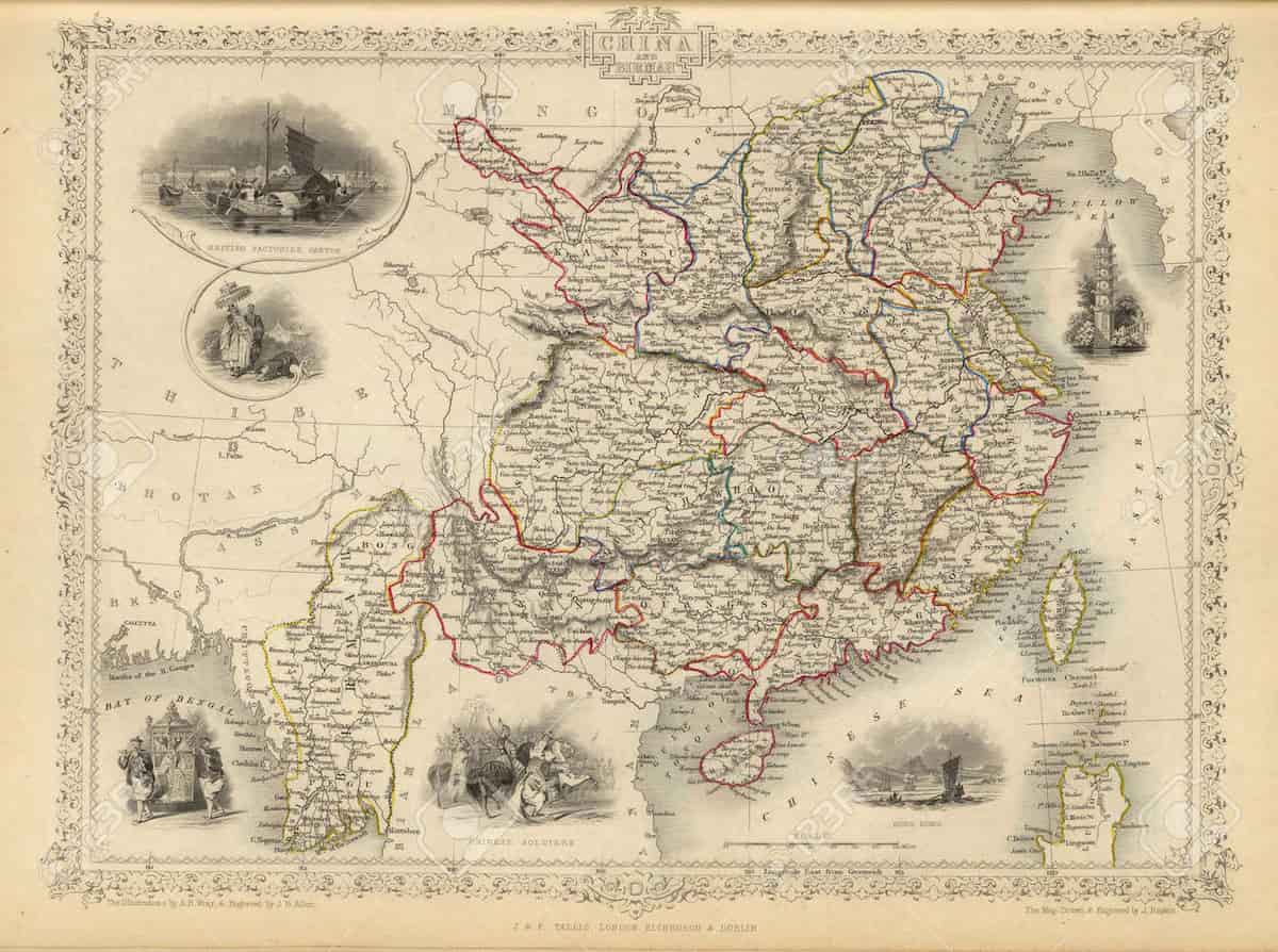 中国の古地図 - Land Of The Rising Son