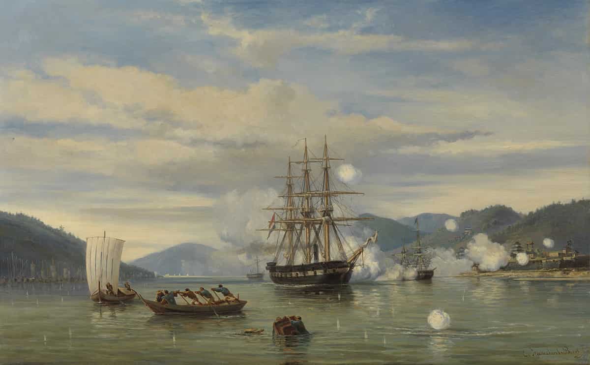 Bombardment of Shimonoseki in 1864 - Land Of The Rising Son
