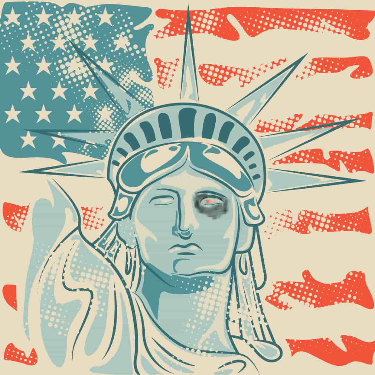 Freedom And Liberty Have a Black Eye Today - Land Of The Rising Son