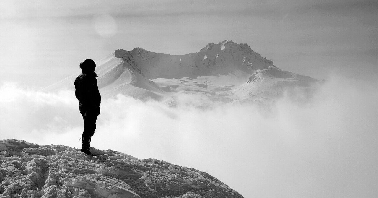 alone on the mountain top - Land Of The Rising Son