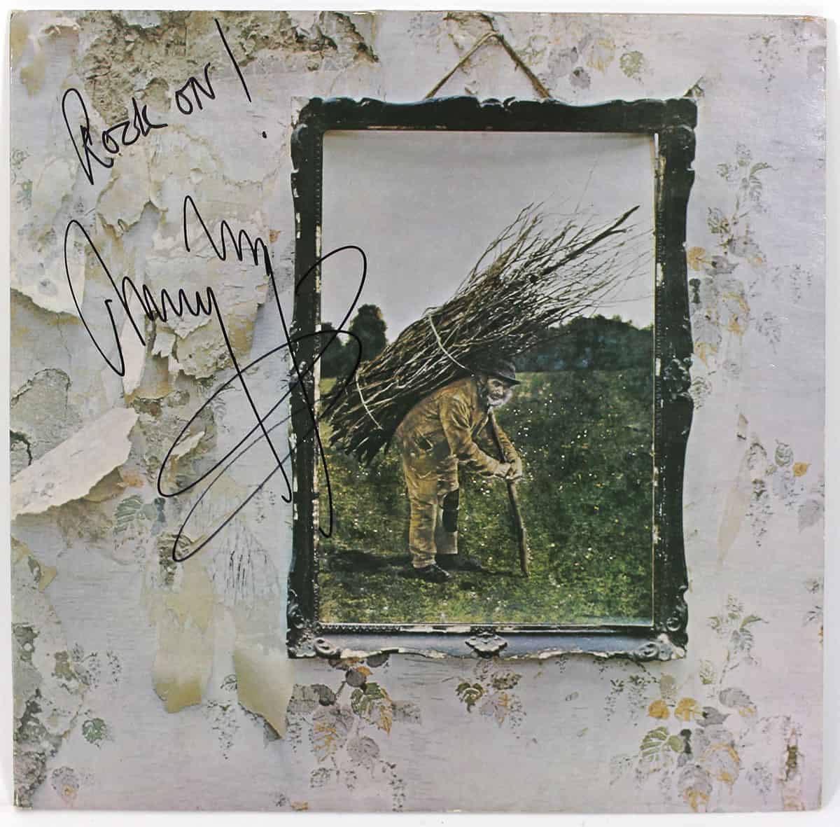 led zeppelin IV original cover -Land Of The RIsing Son