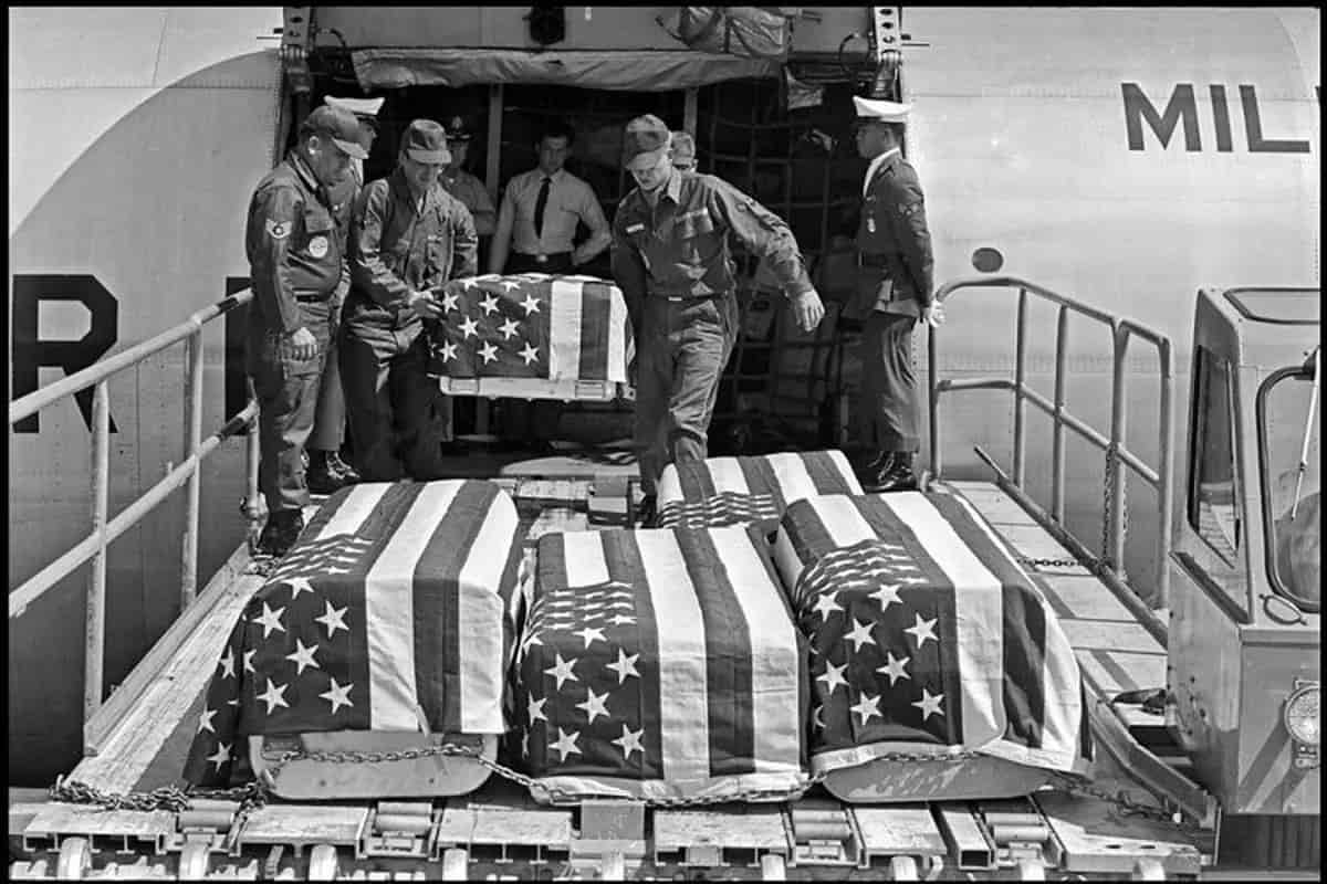 A casket, a dead soldier and a lament from a war long ago - Land Of The Rising Son