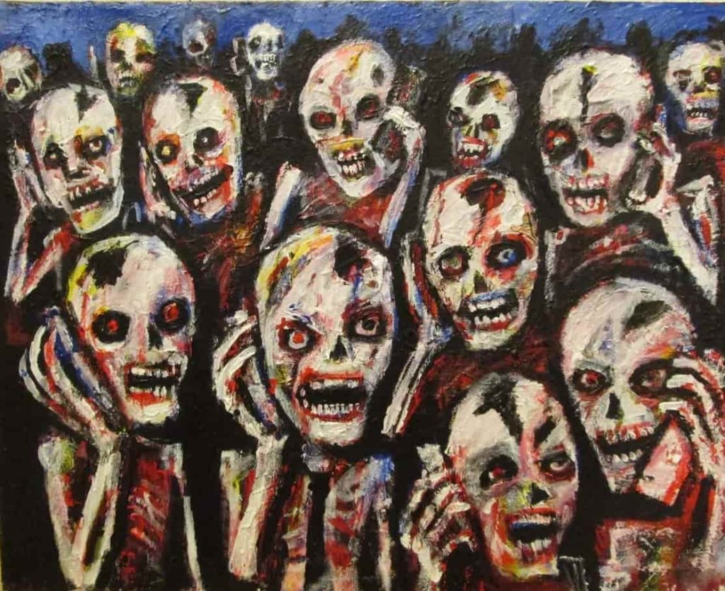 Brainwashed Zombies on the Cell Phone - Land Of The Rising Son