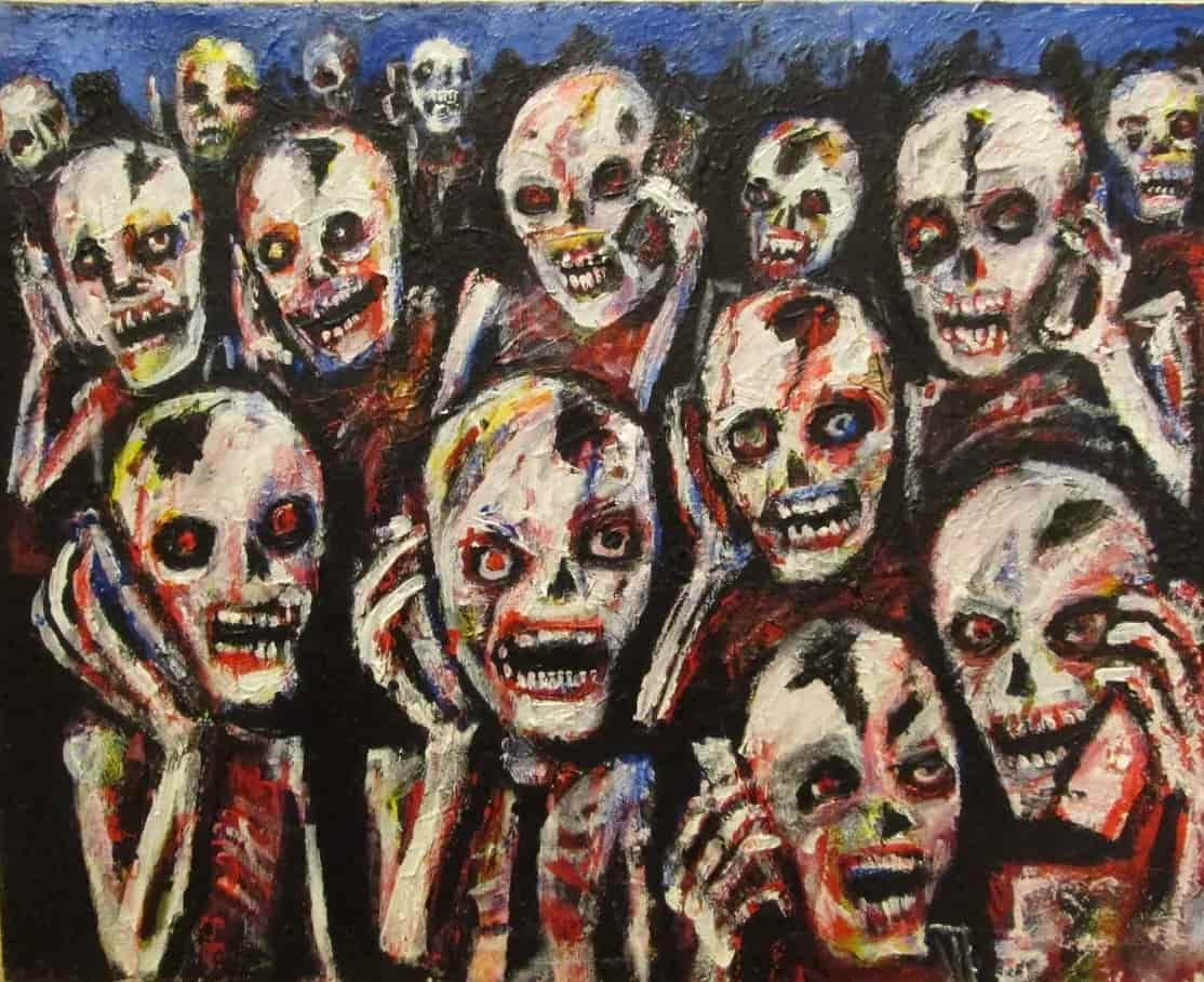Brainwashed Zombies on the Cell Phone - Land Of The Rising Son