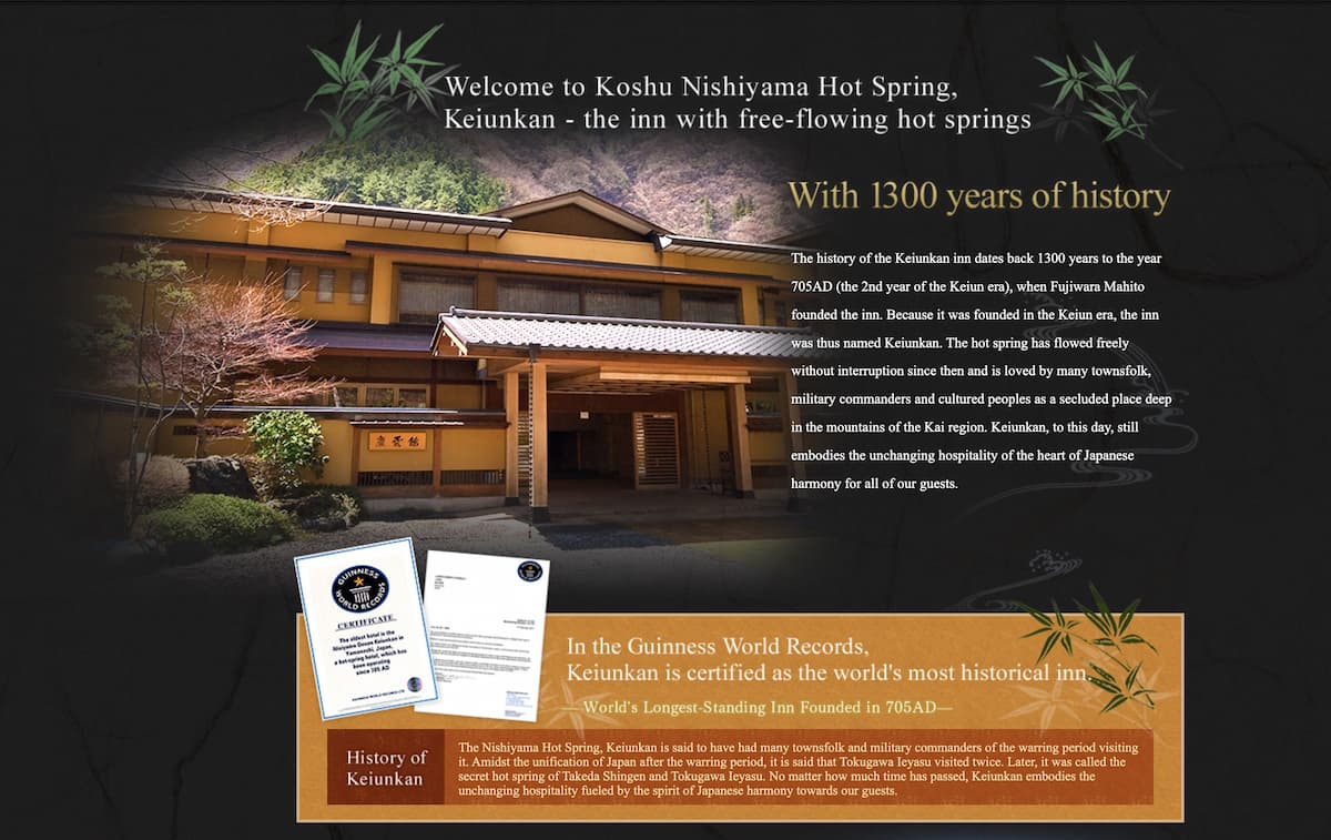 Nishiyama Onsen Keiunkan in Yamagata Prefecture - Land Of The Rising Son