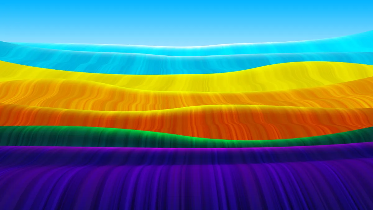Abstract Rainbow - Land Of The Rising Son