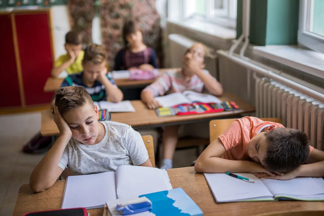 bored school children - Land Of The Rising Son