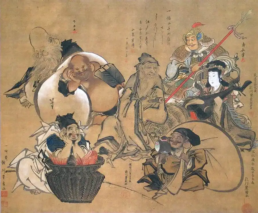 Seven Lucky Gods of Japan - Land Of The Rising Son
