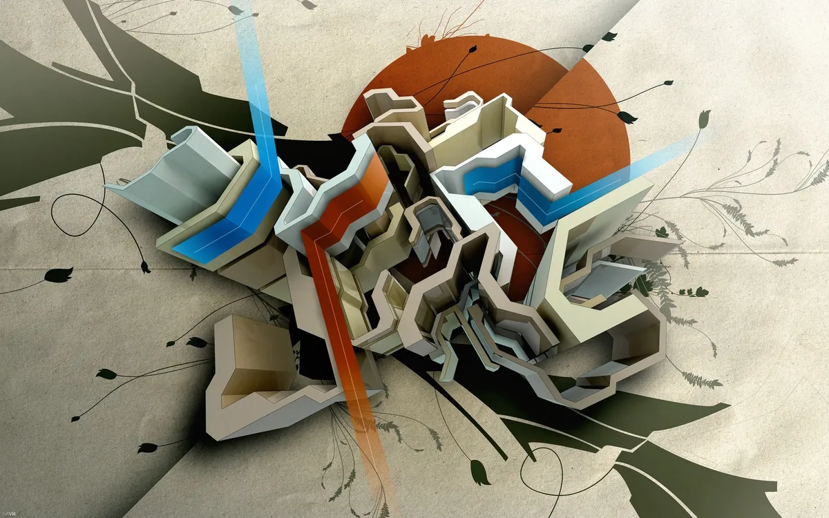 abstract maze