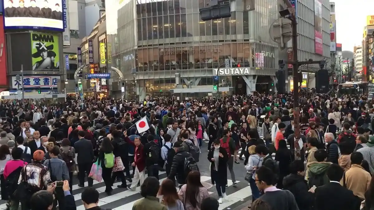 Tokyo Shibuya crossing during rush hour - Land Of The Rising Son