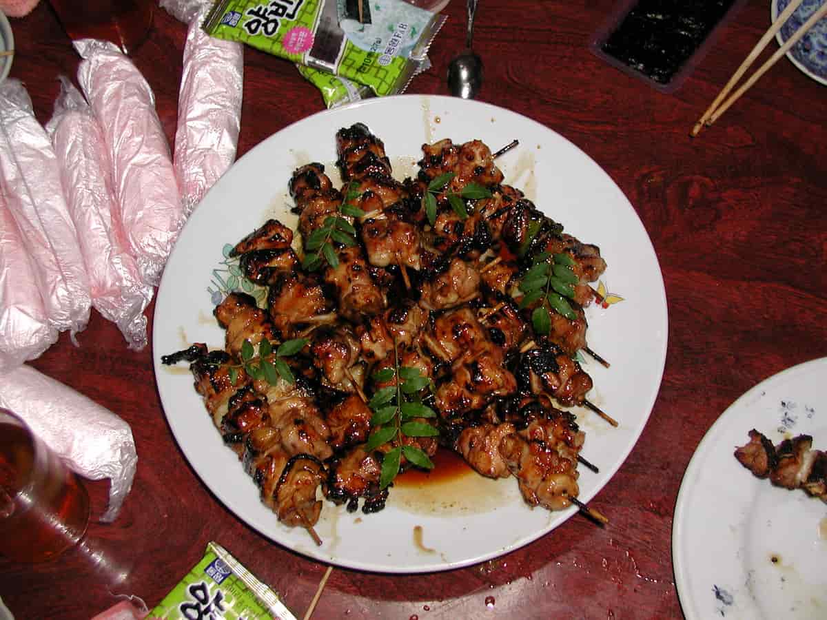 Toricho Tare Chicken On A Stick