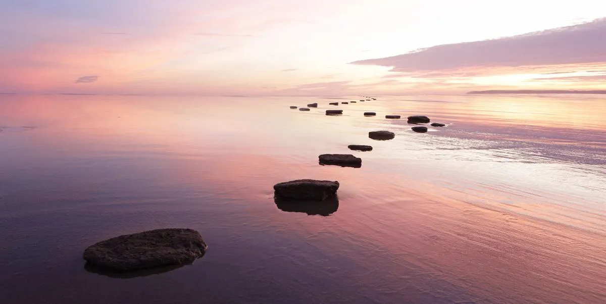 stepping-stones-over-tranquil-water - Land Of The Rising Son
