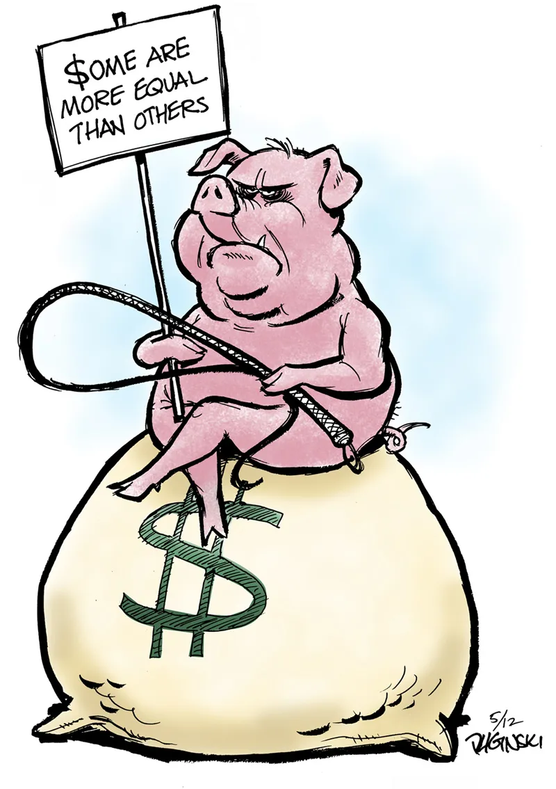 Politicians are pigs -Land Of The Rising Son