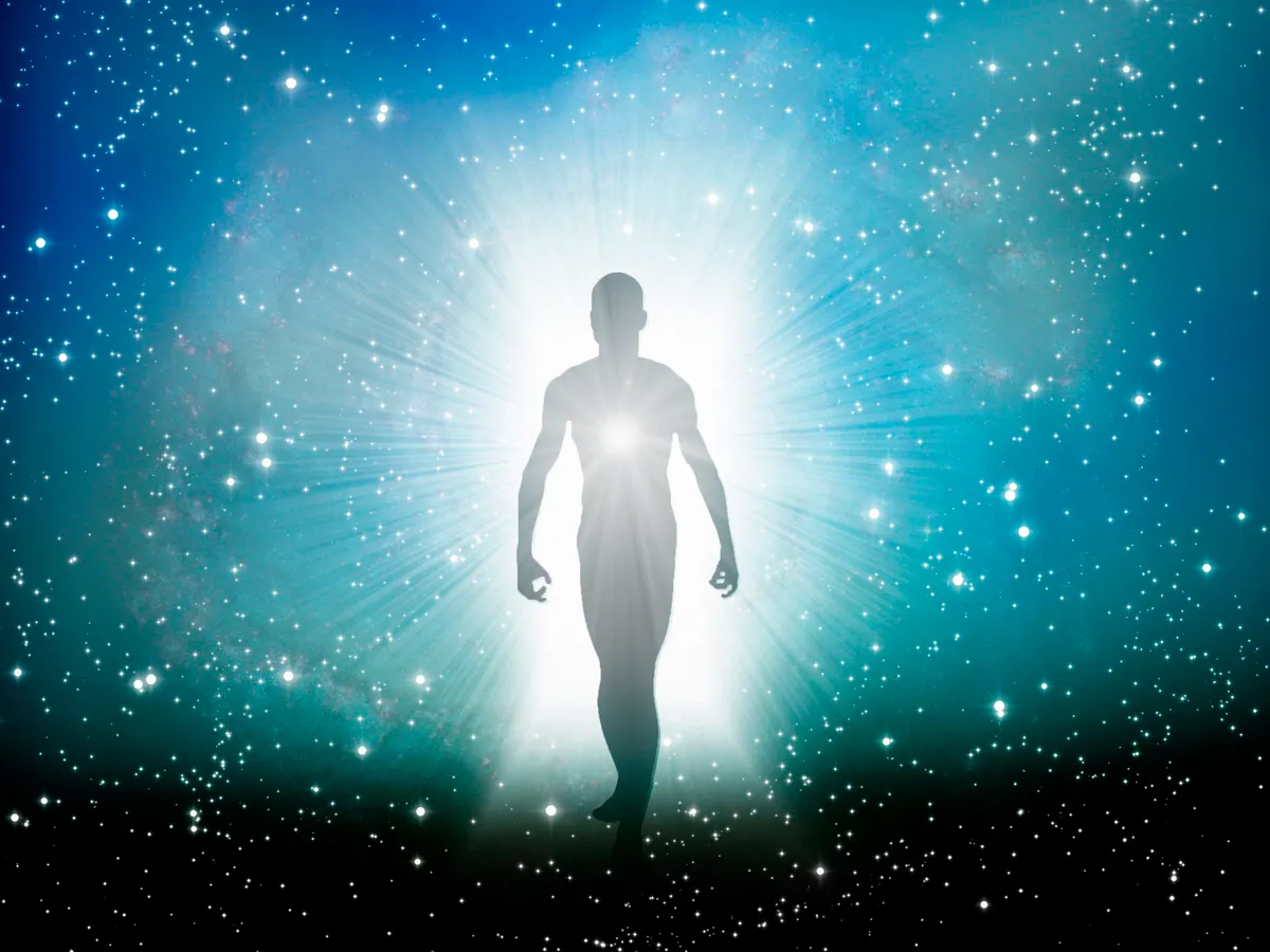 figure-emergeing form the Infinity Field - Land Of The Rising Son