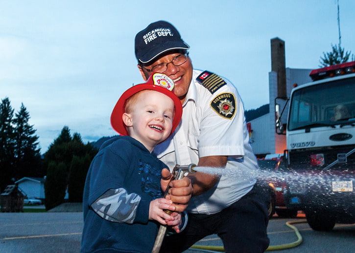 Sicamous fire chief Brett Ogino
