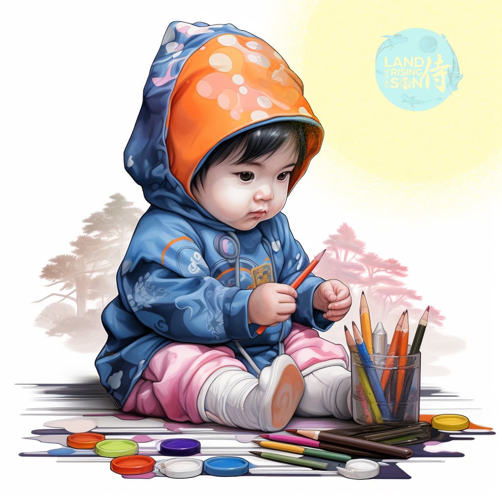 Your own colouring book starts with the first step