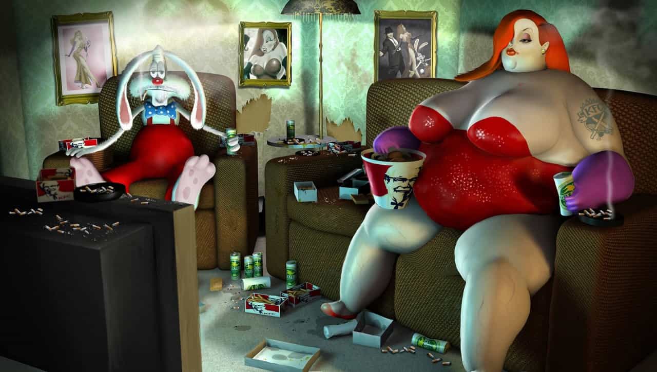 Fat and stupid