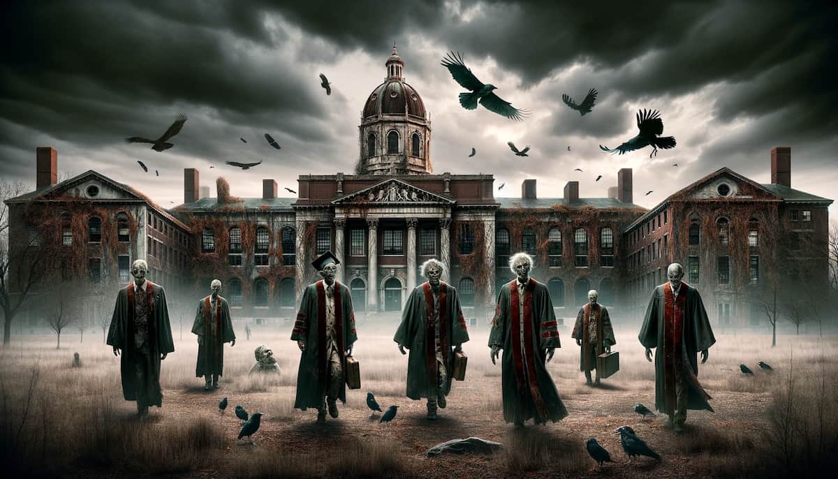 Zombie Professors decaying university