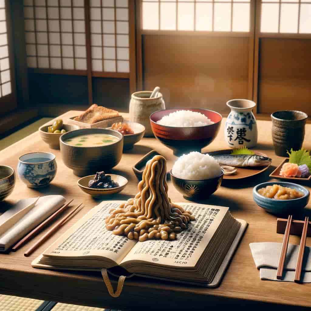 natto coming out of textbook