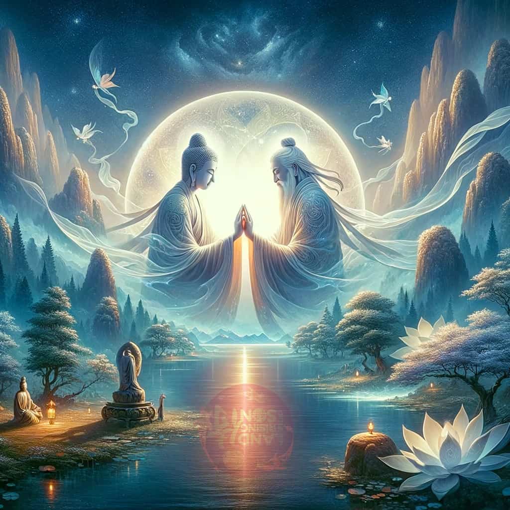 Buddha and Confucius
