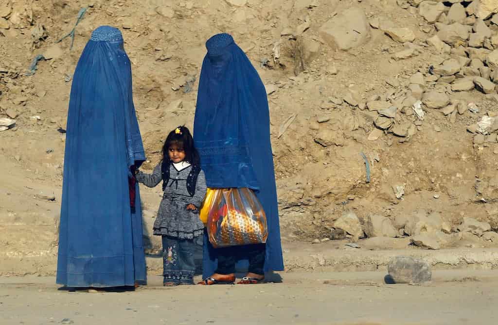 Women in burkka