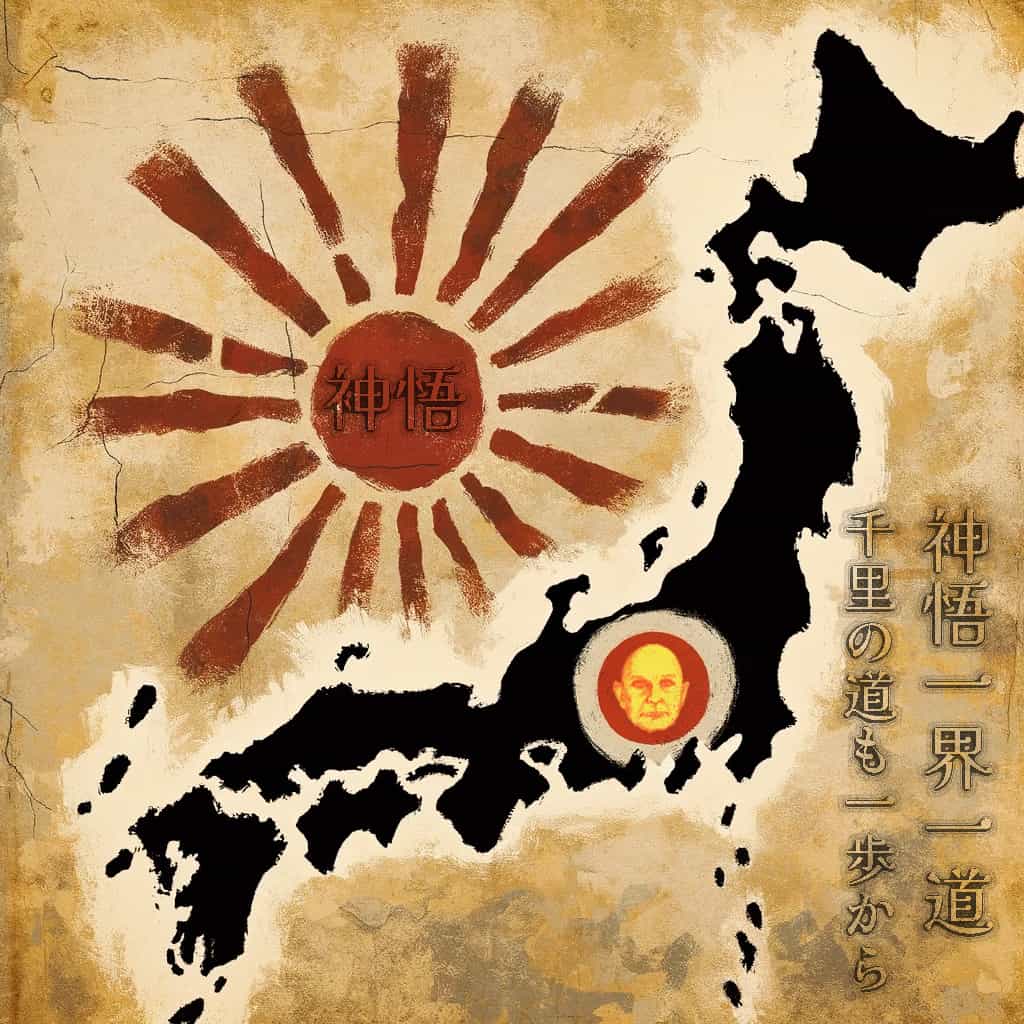 Japan Map with Ume-chan