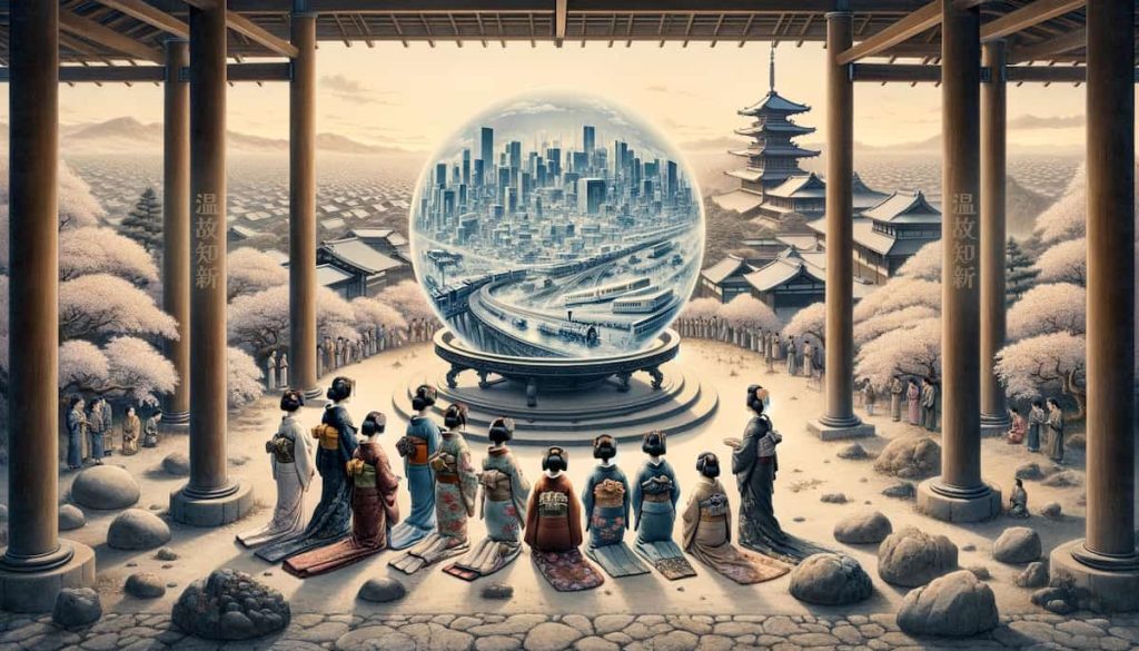Meiji Women looking at the futre