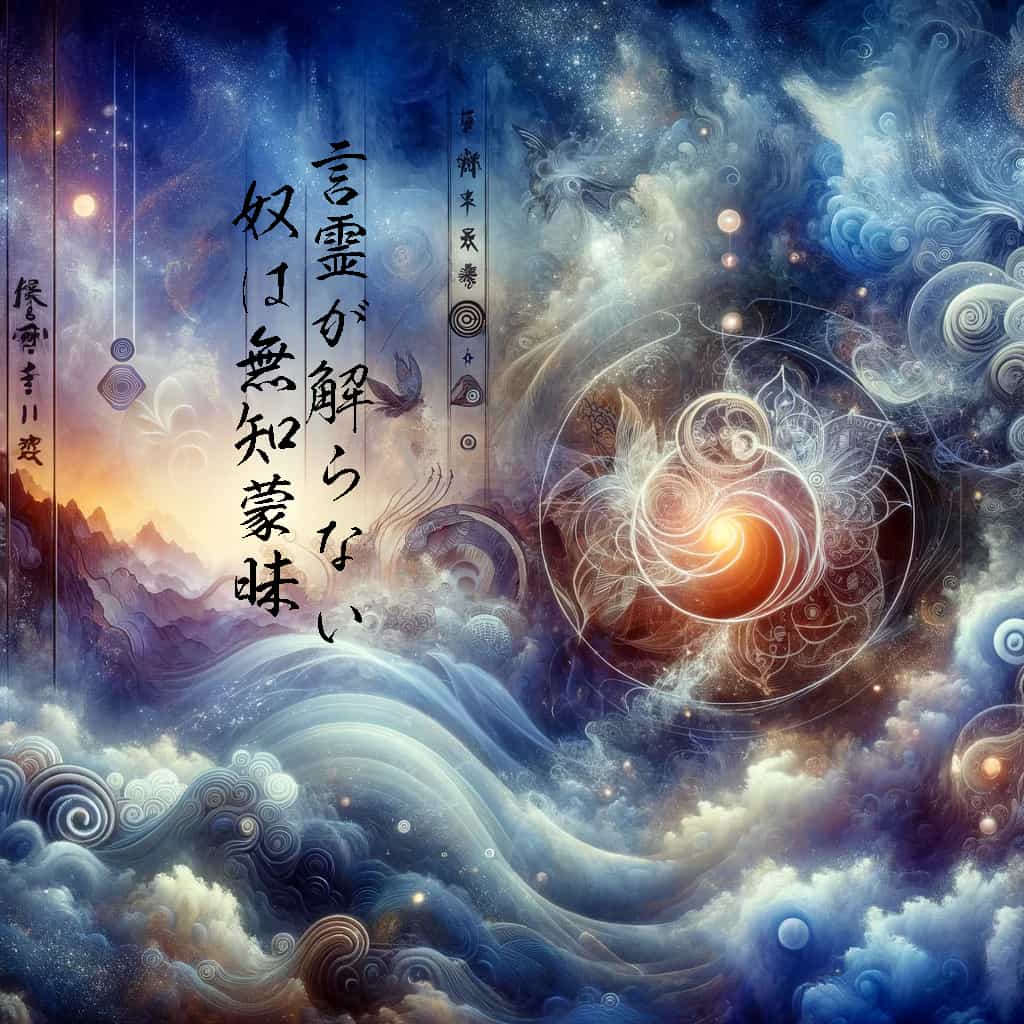 言霊が解らない奴は無知蒙昧