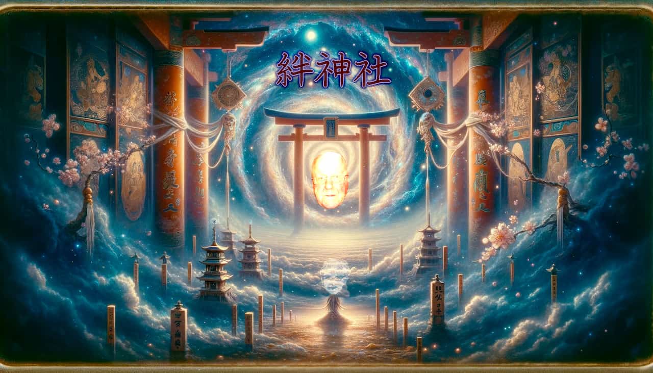 Lawrence Joseph Filiatrault the tutelar deity of Kizuna Jinjaー絆神社の氏神フィリアトロー・ローレンス