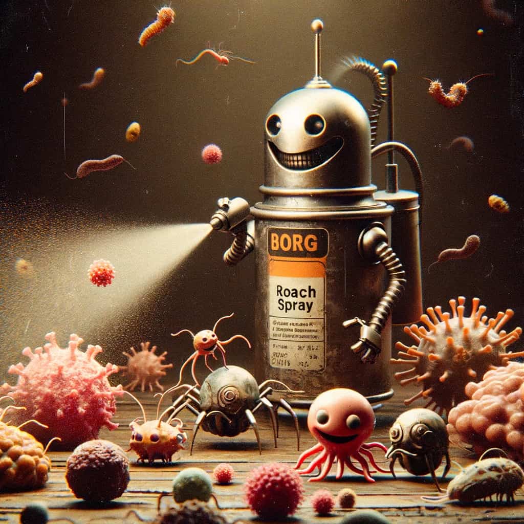 Spray away the cancer and parasites out of your life