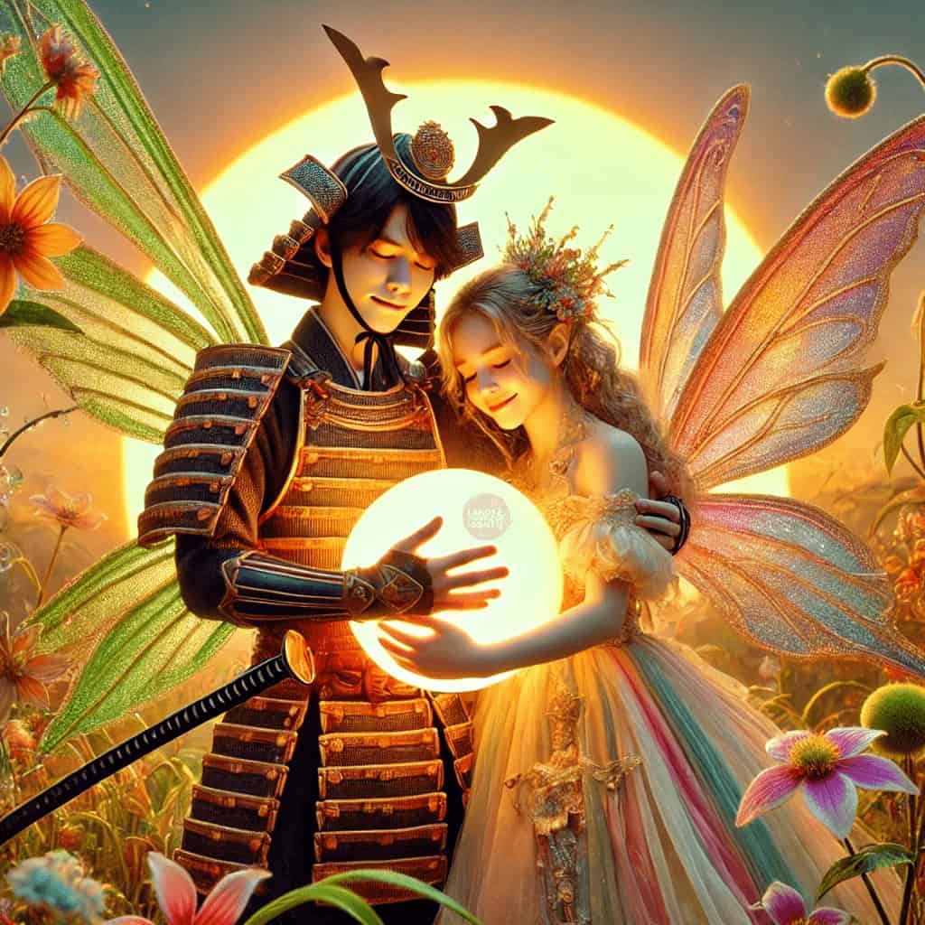 Boy and girl embracing the day
