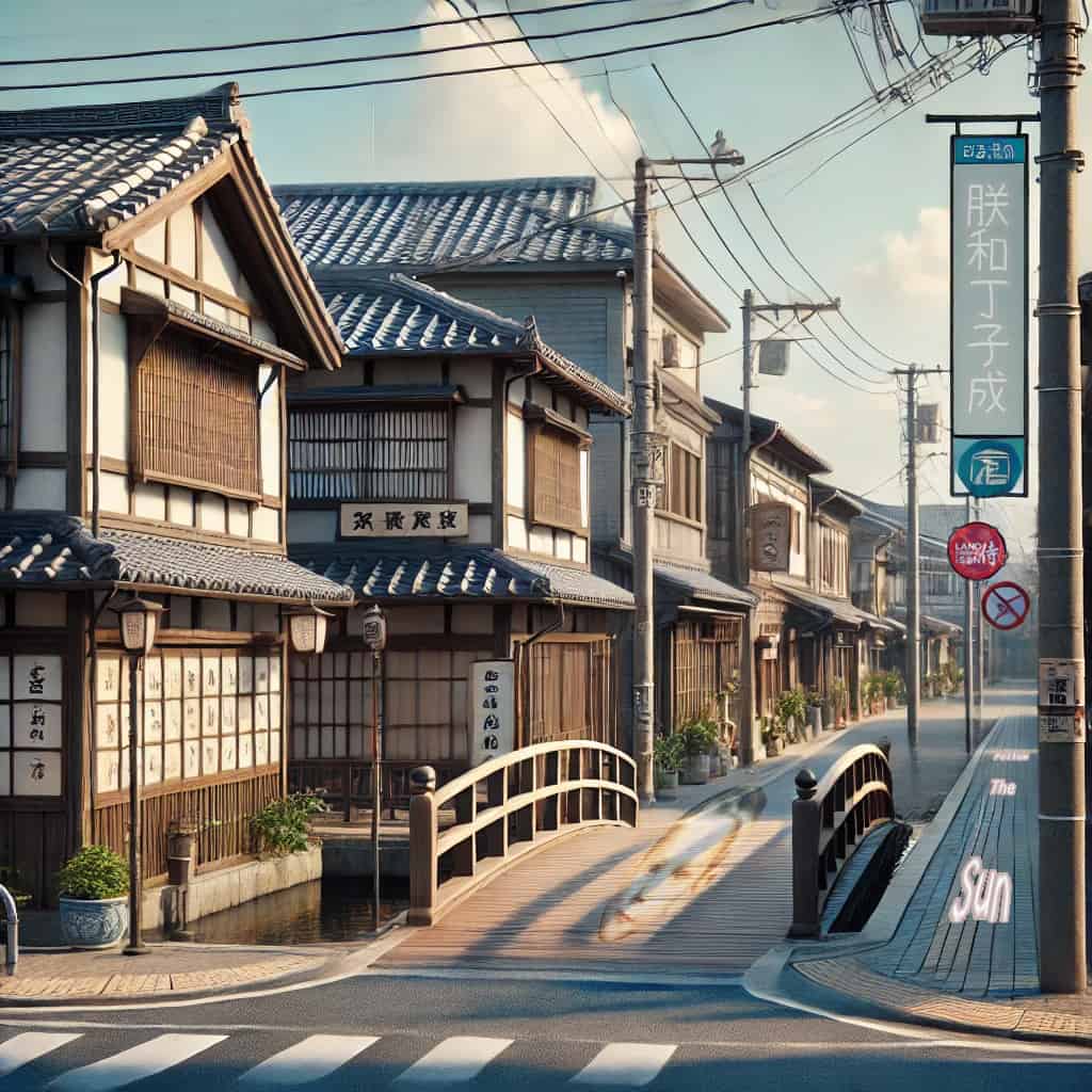 Outside of old Edo Chin Wa Yorogo Nari