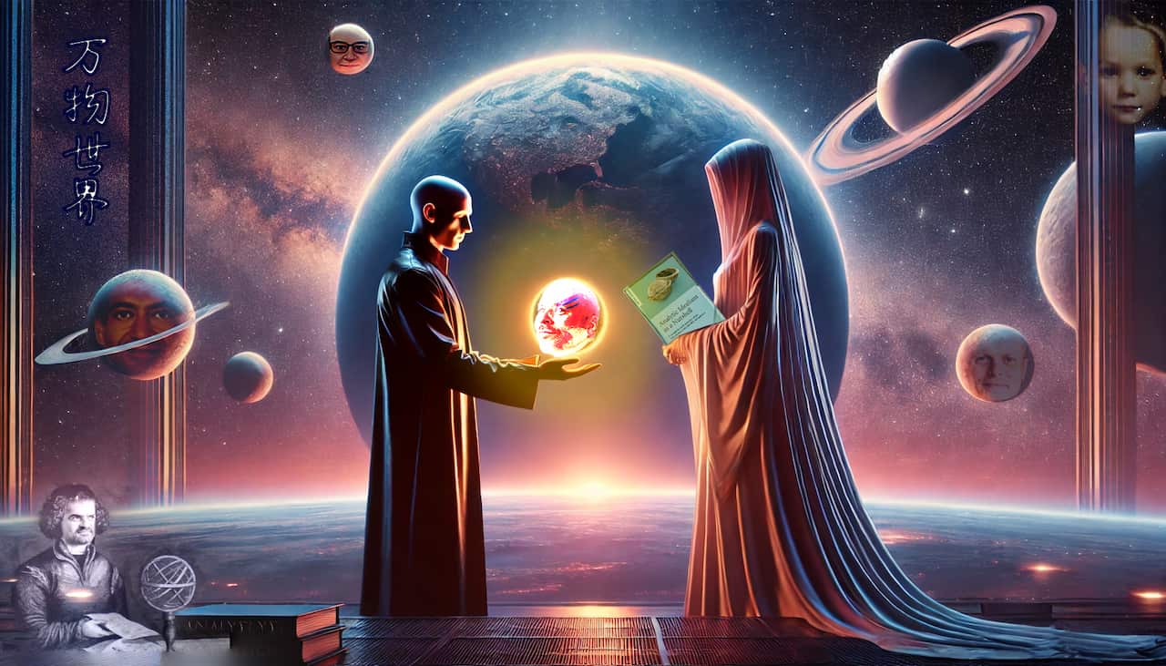 Head Master Derek Receiving Analyitic Idealism from Seity