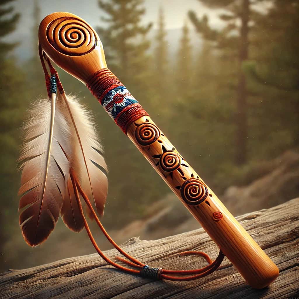 Secwépemc-style talking stick