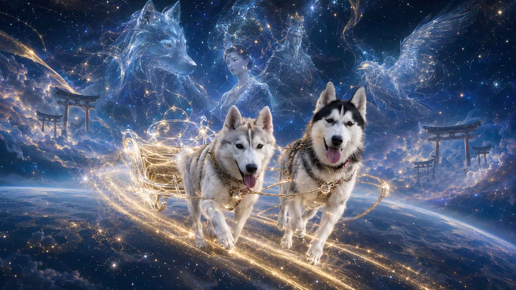 The Celestial Sled Dogs