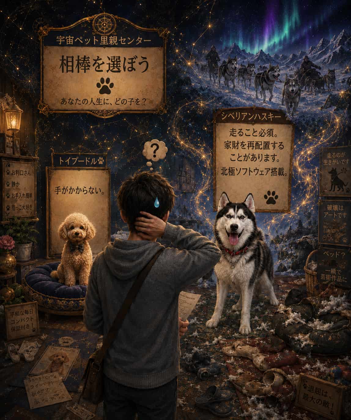 The Husky Sales Pitch